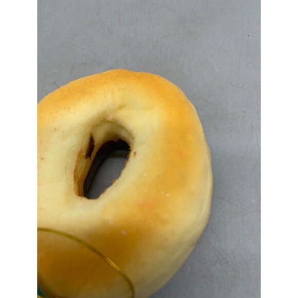 Kurt Adler sweet scoops chocolate 1 sprinkle donut ornaments set of 2 READ NEW - Picture 7 of 7